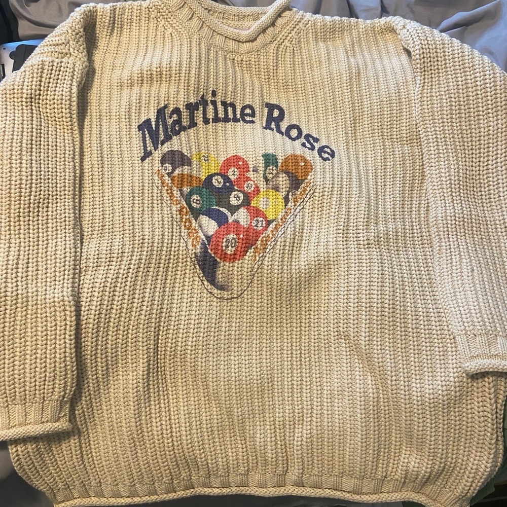 Martine rose 8 ball sweater